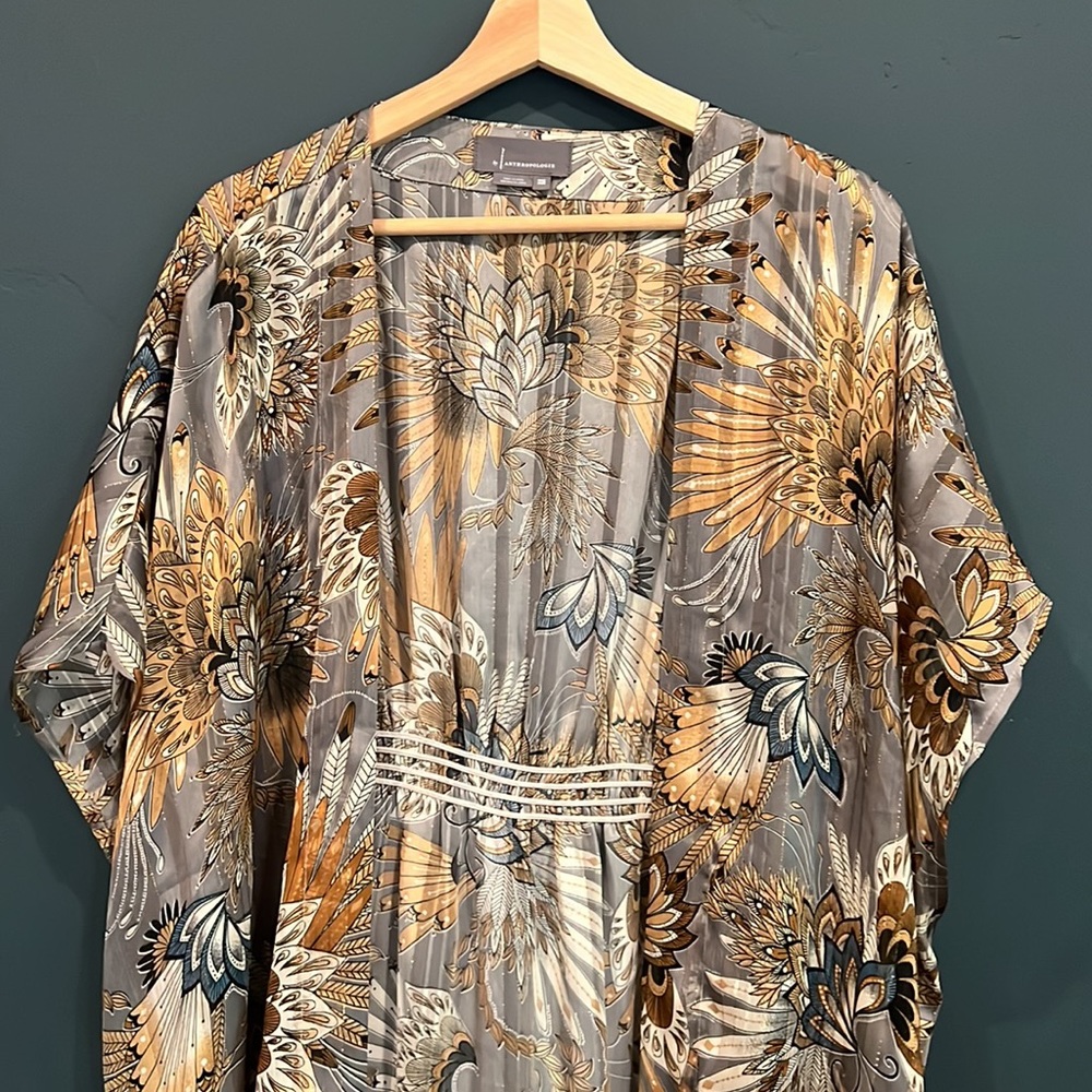 Anthropologie Silky Kimono